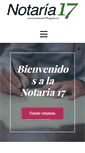 Mobile Screenshot of notaria17bogota.co